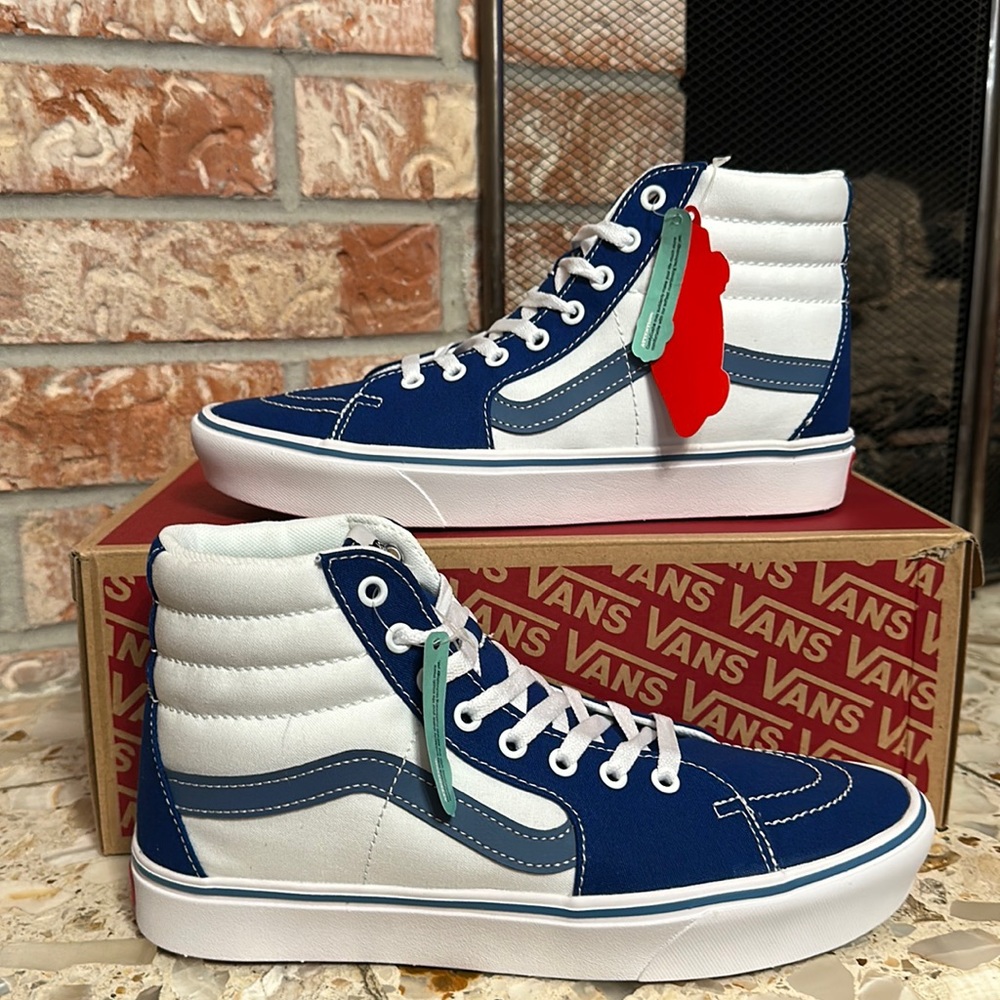 Vans Comfycush sk8 Hi tri tone true blue moon